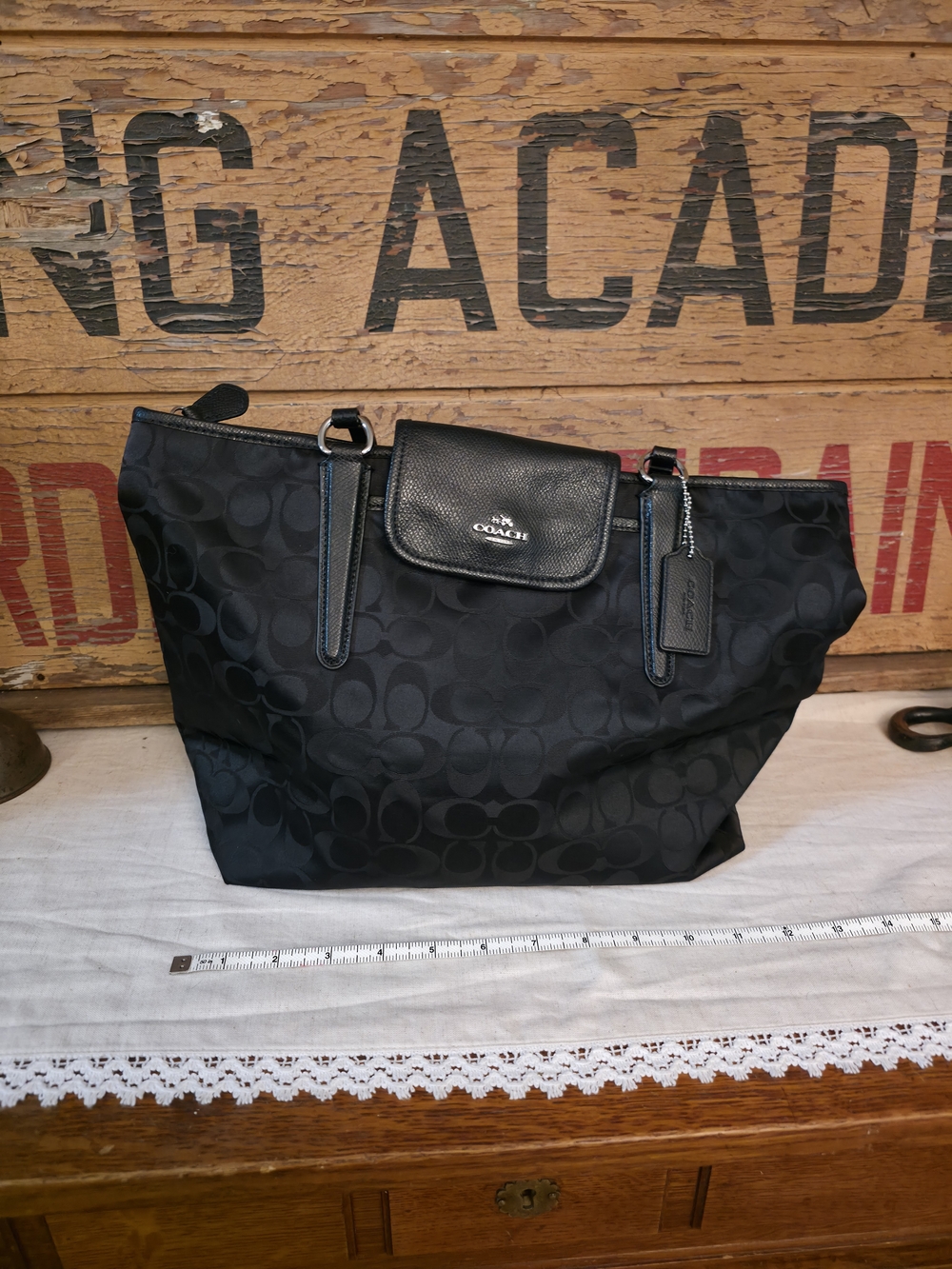 Coach Ward Black Tote Bag